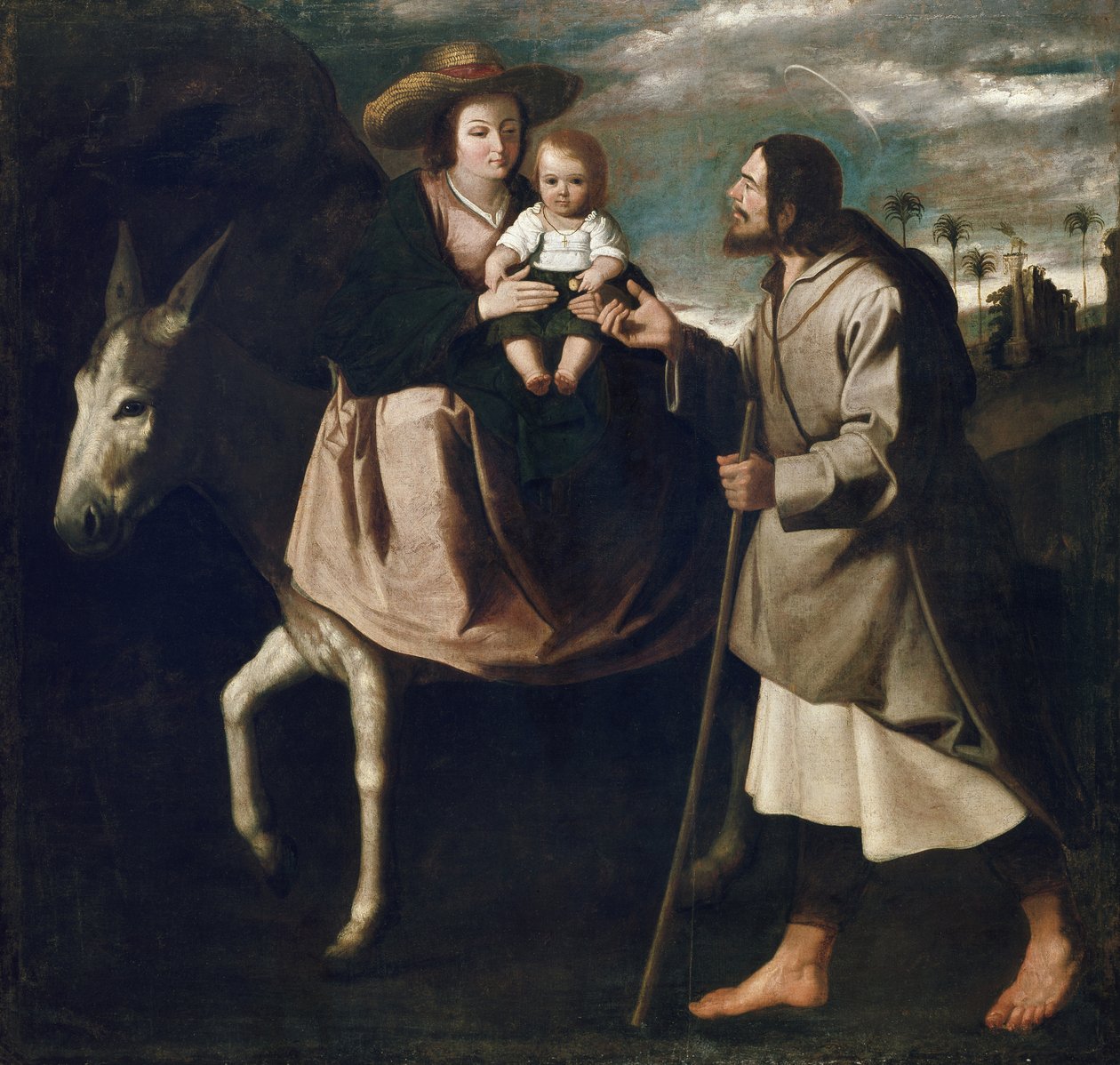 Flygningen till Egypten av Francisco de Zurbaran