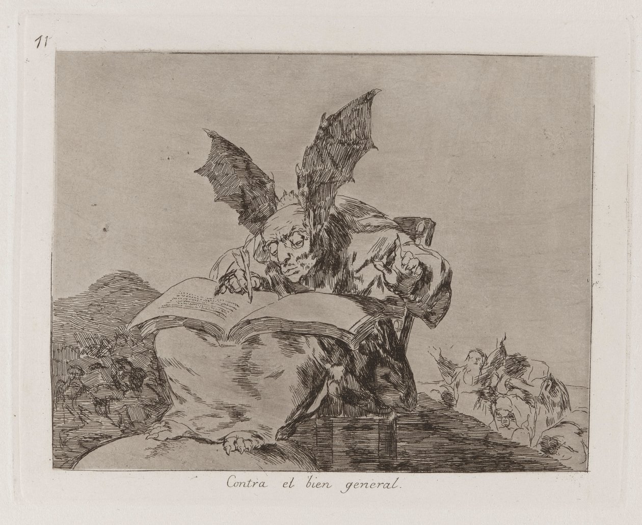 Against the Common Good, Plansch 71 från The Disasters of War av Francisco de Goya