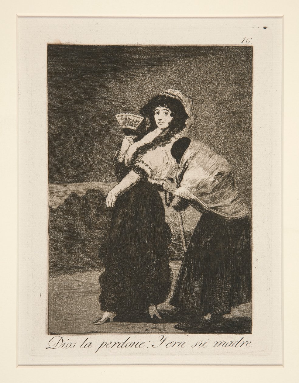 Gud förlåt henne: och det var hennes mor (för himlen av Francisco de Goya
