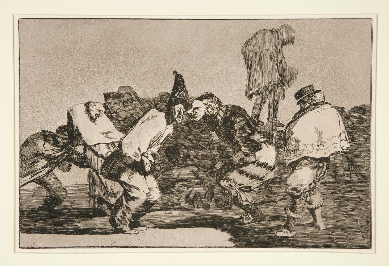 Disparate de carnaval (Carnival Folly), pl. 14 från serien Los proverbios av Francisco de Goya