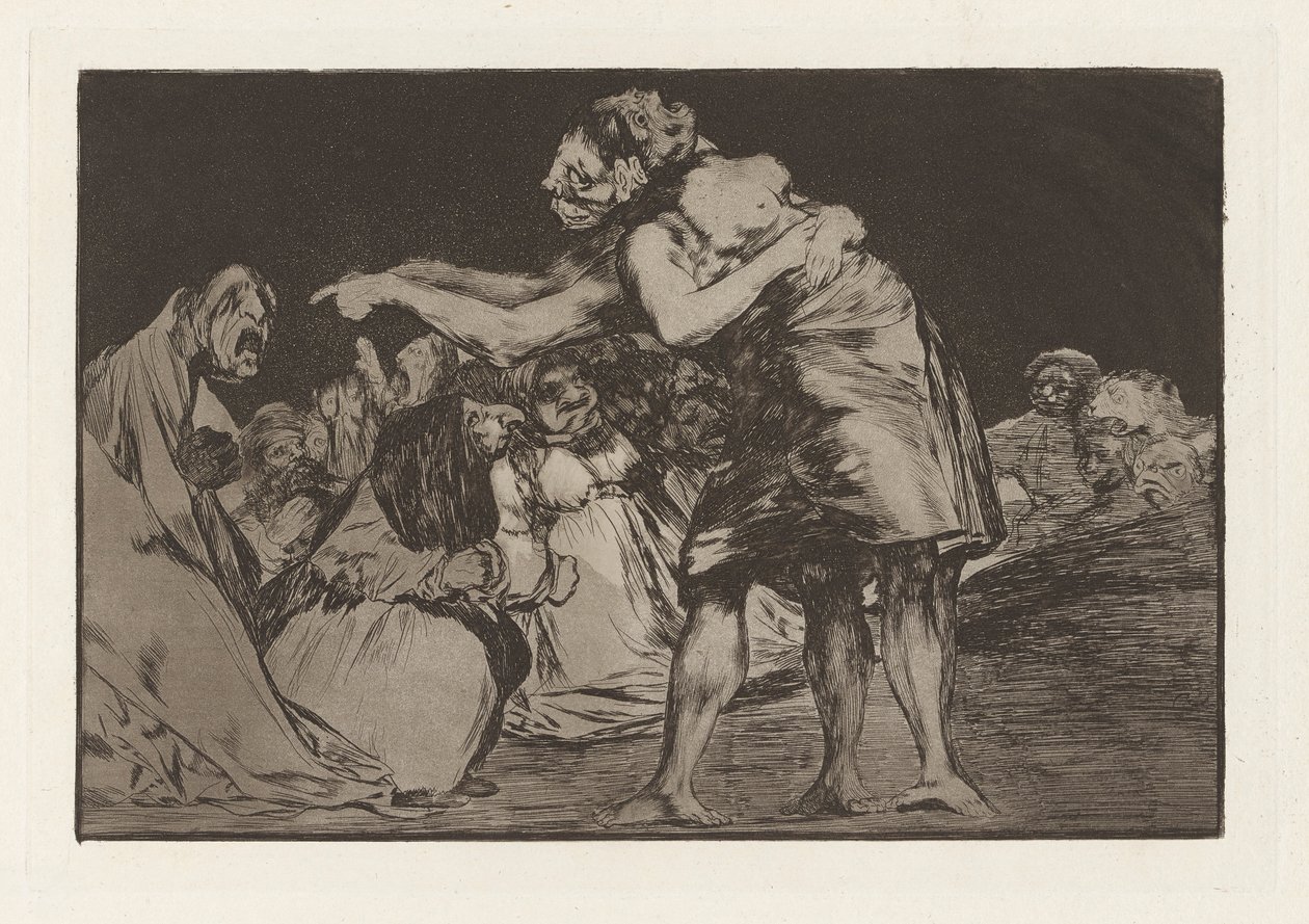 Disparate disordered (Disorderly Folly) eller Disparate matrimonial (Matrimonial Folly), även känd som La que mal marida saknar aldrig att säga (She Who Is Ill Wed Never Misses a Chance to Say So, från serien Los disparates (Los proverbios) av Francisco de Goya