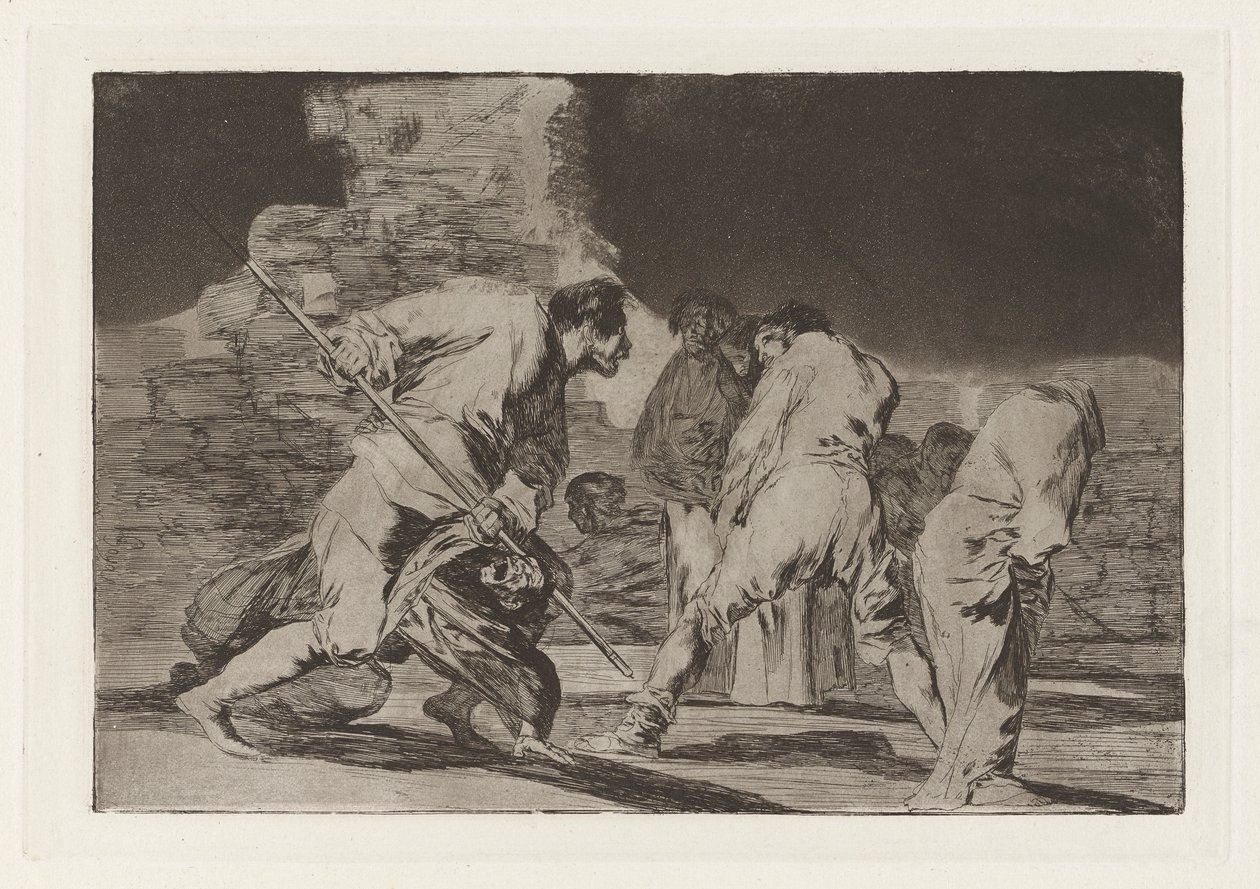 Disparate furioso (Furious Folly), även känd som Hizonos dios y maravillas now (It Is Amazing and We Were Made by God, från serien Los disparates (Los proverbios) av Francisco de Goya