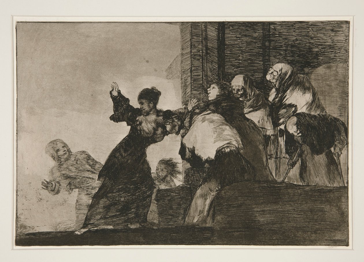 Disparate pobre (stackars dårskap), pl. 11 från serien Los proverbios av Francisco de Goya
