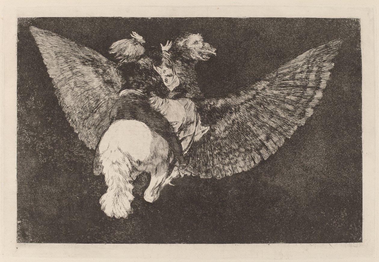 Disparate volante (flygande dårskap) av Francisco de Goya
