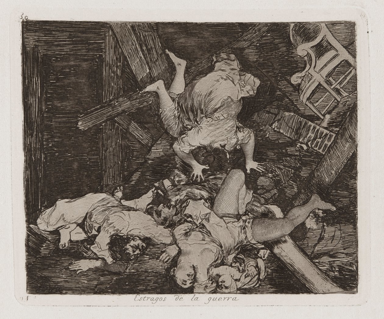 Ravages of War, tavla 30 från The Disasters of War av Francisco de Goya