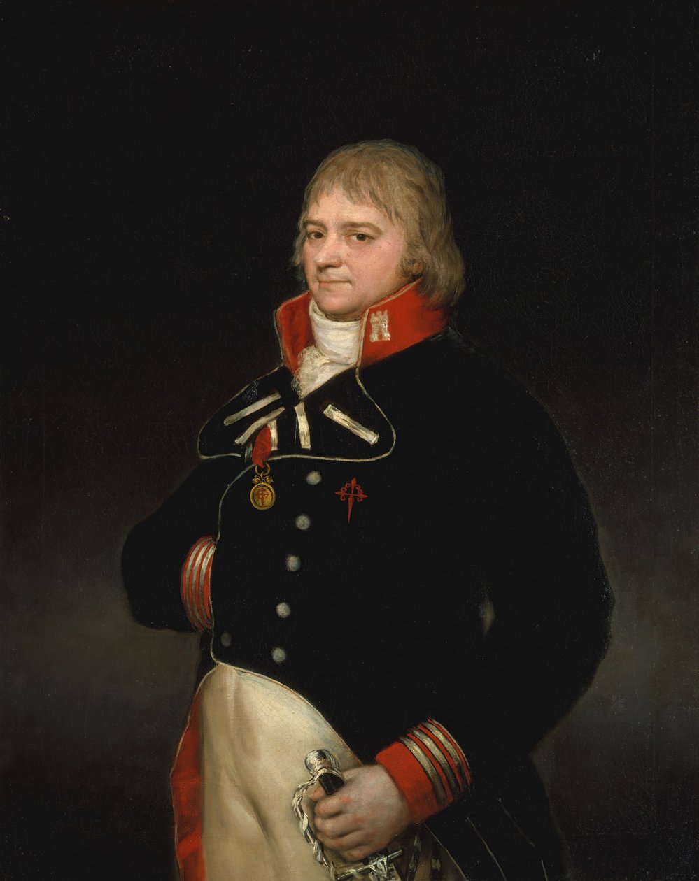 Ignacio Garcini och Queralt 1752-1825, Brigadier of Engineers, 1804. av Francisco de Goya