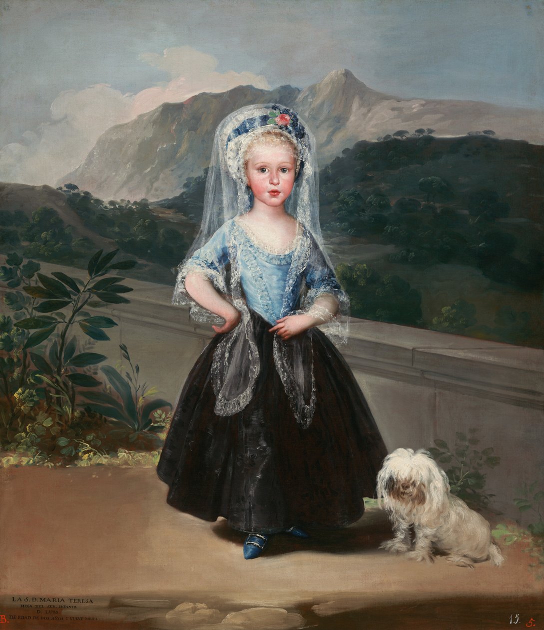 María Teresa de Borbón y Vallabriga, senare grevinna av Chinchón av Francisco de Goya