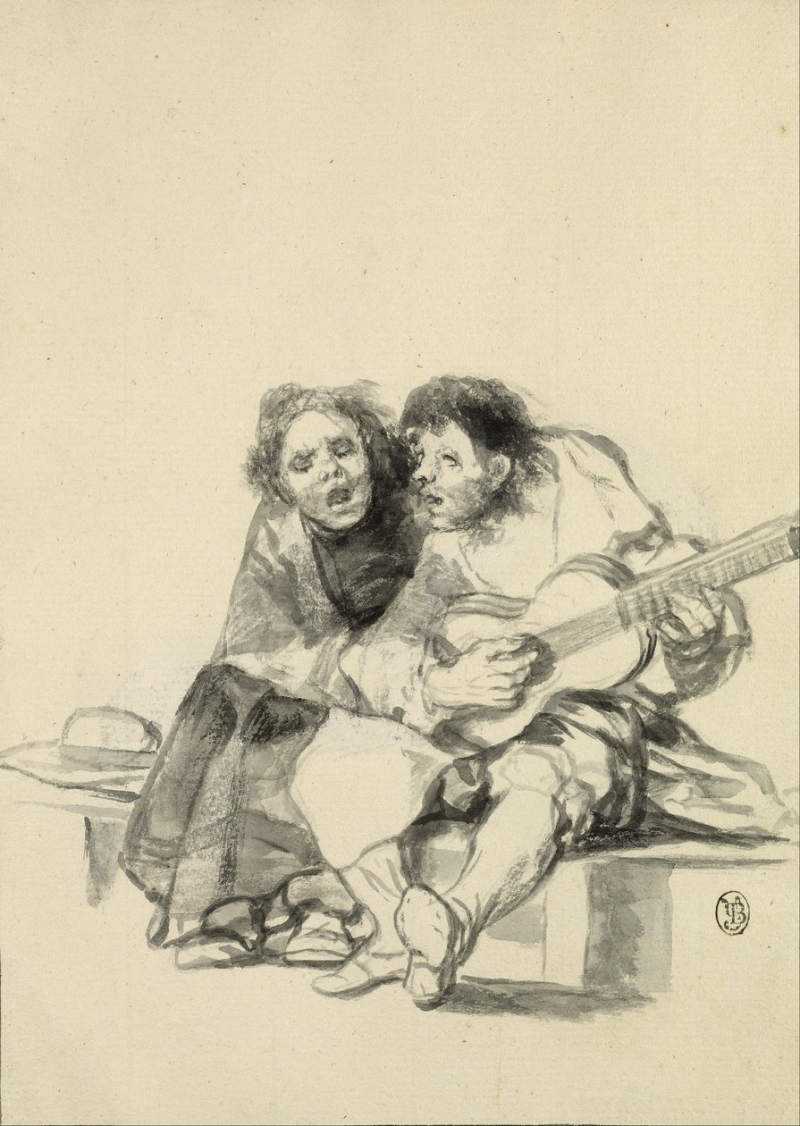 Muy accordes (de är väldigt harmoniska) av Francisco de Goya