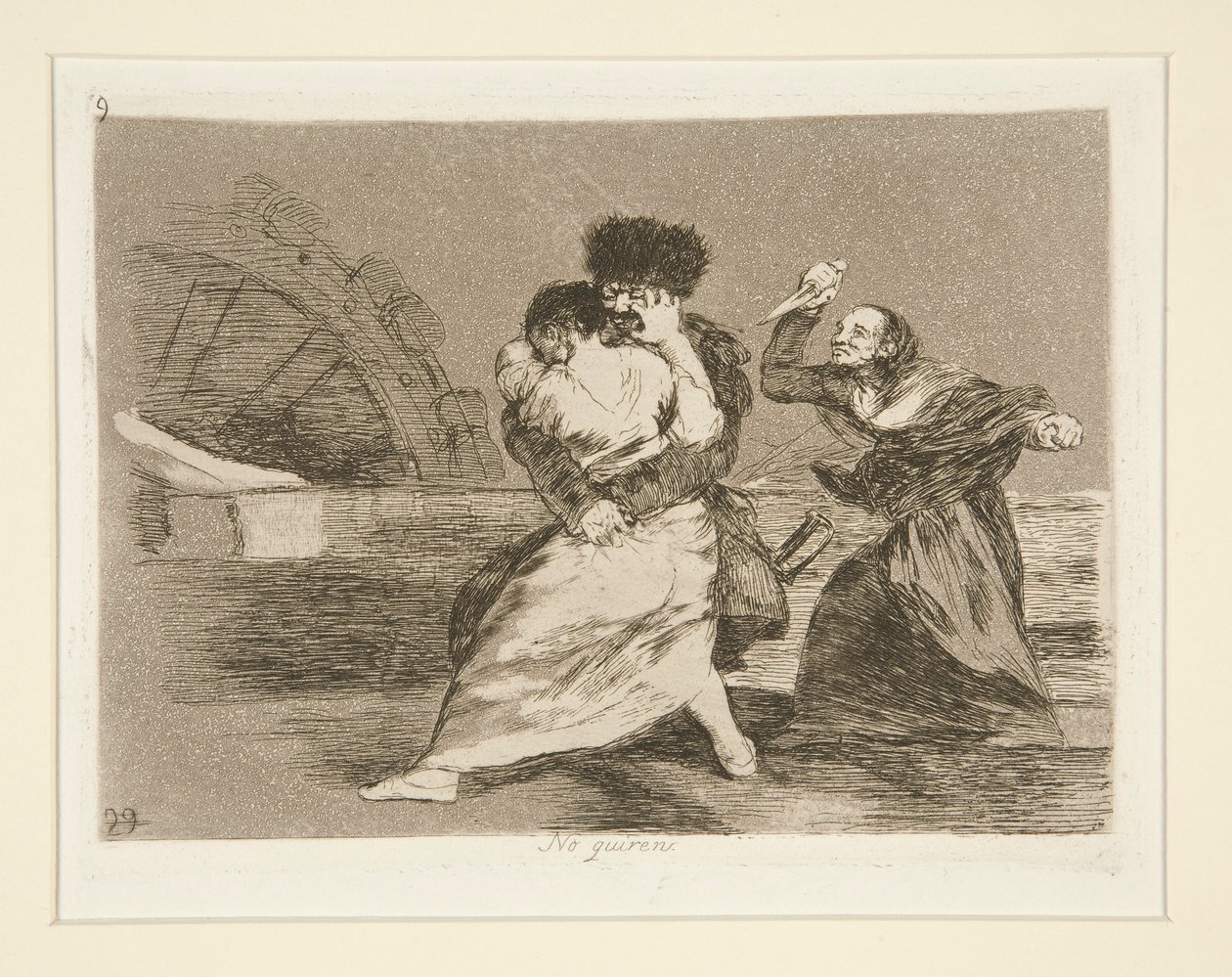 No quieren [sic] (De Don av Francisco de Goya