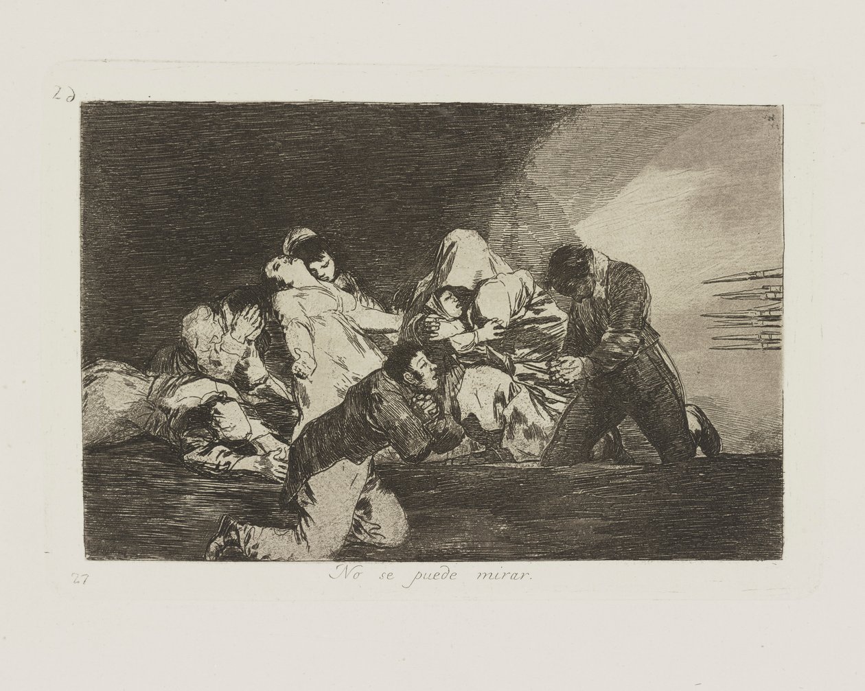 Du kan inte titta. (Man kan av Francisco de Goya