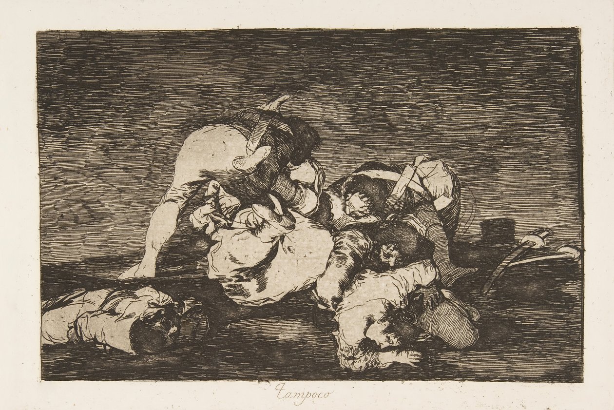 Plate10 från The Disasters of War Los Desastres de la Guerra: Nor [d..., 1810 publicerad 1863. av Francisco de Goya