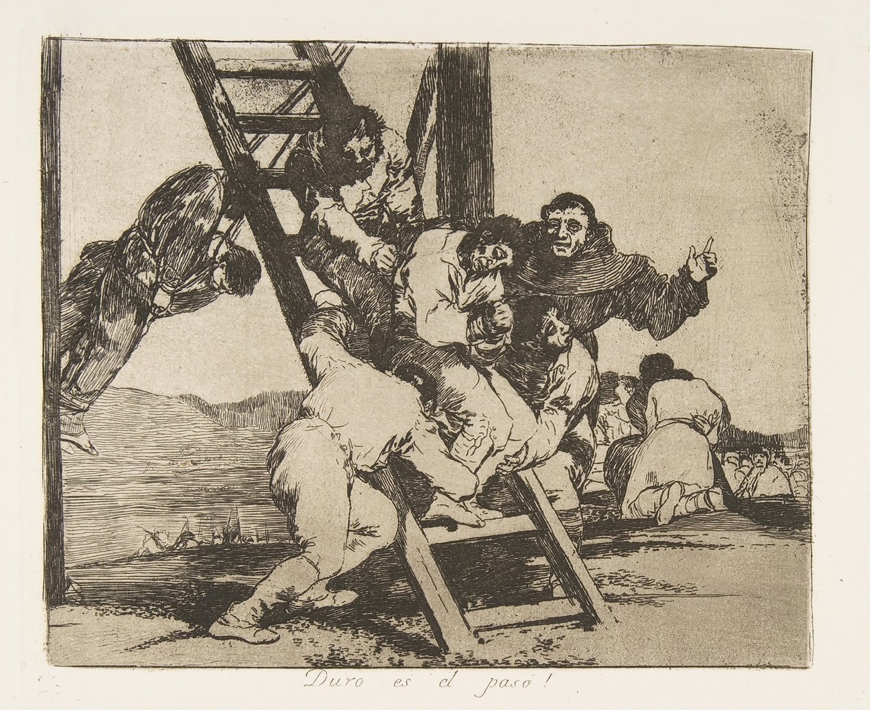 Platta 14 från The Disasters of War Los Desastres de la Guerra: Its ..., 1810 publicerad 1863. av Francisco de Goya