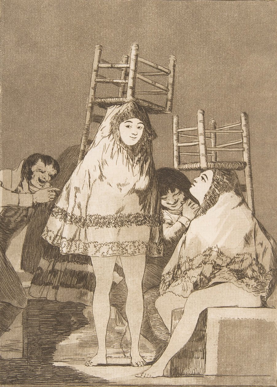 Skylt 26 från Los Caprichos: De har redan en plats De har redan en plats., 1799. av Francisco de Goya