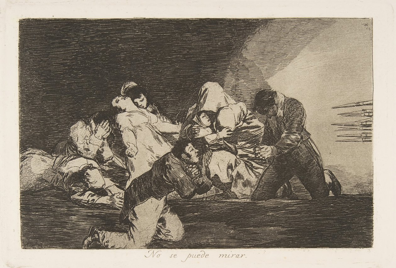 Platta 26 från The Disasters of War Los Desastres de la Guerra: One..., 1810-20, publicerad 1863. av Francisco de Goya