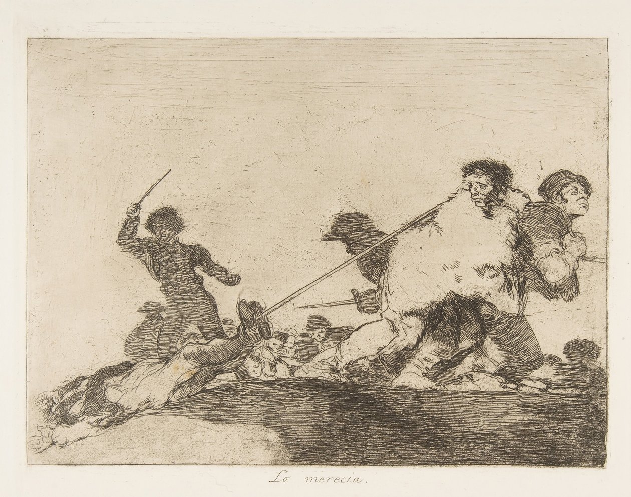 Platta 29 från The Disasters of War Los Desastres de la Guerra:: He ..., 1810 publicerad 1863. av Francisco de Goya