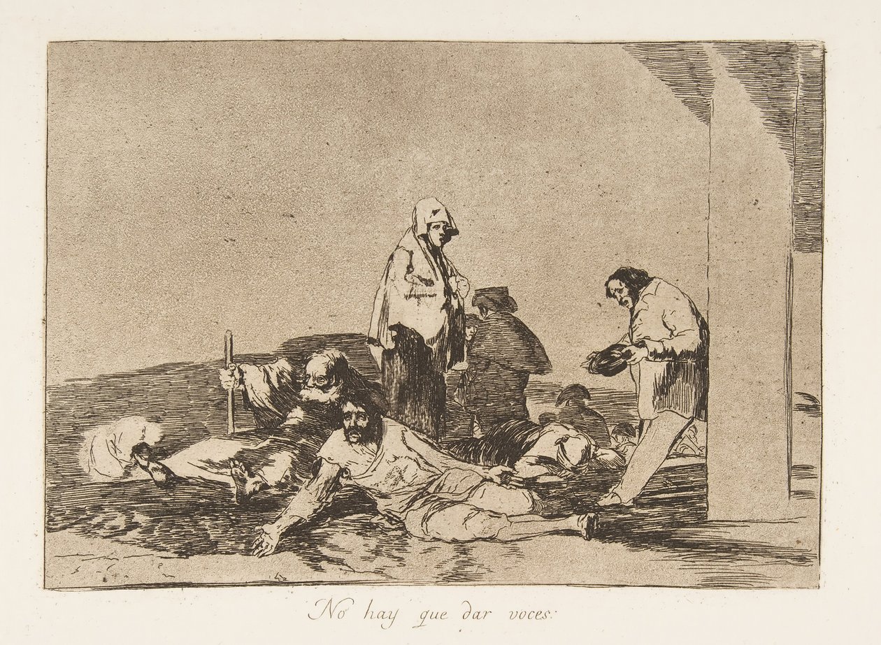 Plåt 58 från The Disasters of War Los Desastres de la Guerra: It..., 1811-12 publicerad 1863. av Francisco de Goya
