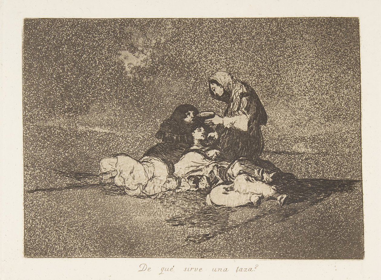 Plåt 59 från The Disasters of War Los Desastres de la Guerra: Wh..., 1811-12 publicerad 1863. av Francisco de Goya