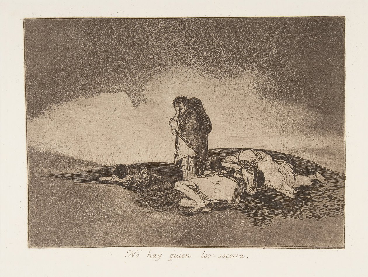 Platta 60 från The Disasters of War Los Desastres de la Guerra: Th..., 1811-12 publicerad 1863. av Francisco de Goya