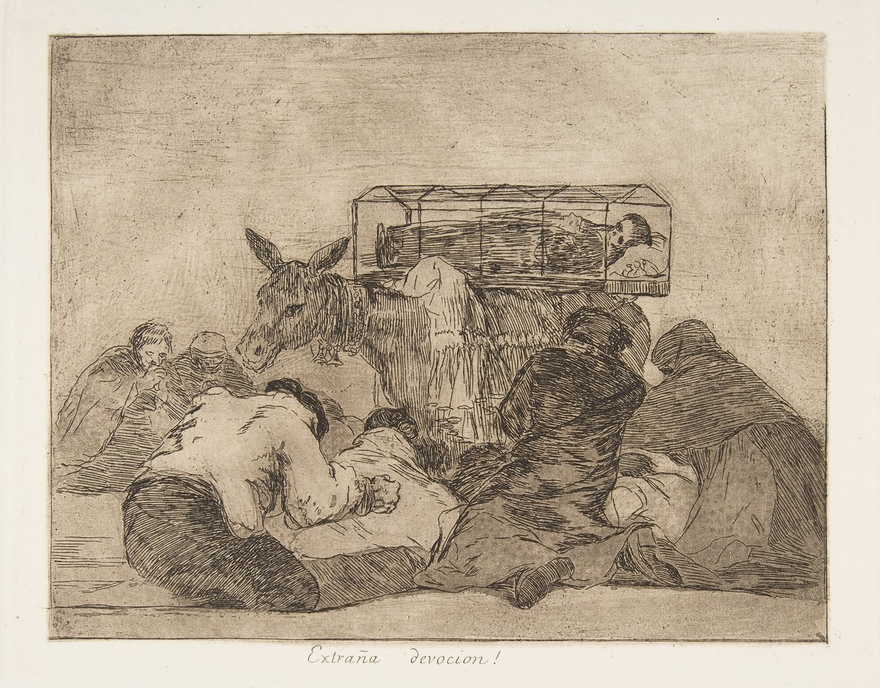 Platta 66 från The Disasters of War Los Desastres de la Guerra..., efter 1814-15 publicerad 1863. av Francisco de Goya