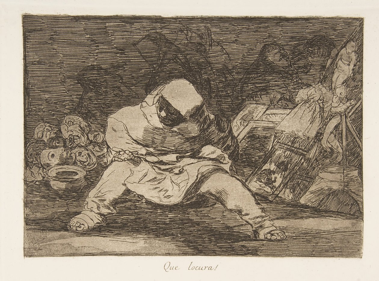 Plåt 68 från The Disasters of War Los Desastres de la Guerra..., efter 1814-15 publicerad 1863. av Francisco de Goya