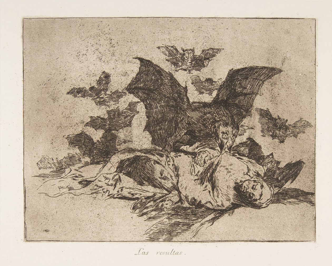 Plåt 72 från The Disasters of War Los Desastres de la Guerra..., efter 1814-15 publicerad 1863. av Francisco de Goya