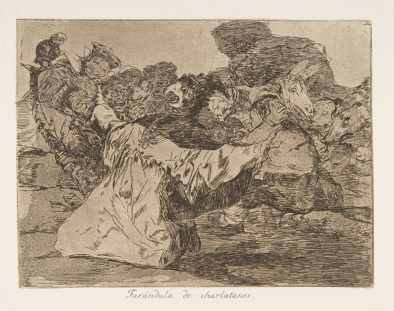 Plåt 75 från The Disasters of War Los Desastres de la Guerra..., efter 1814-15 publicerad 1863. av Francisco de Goya