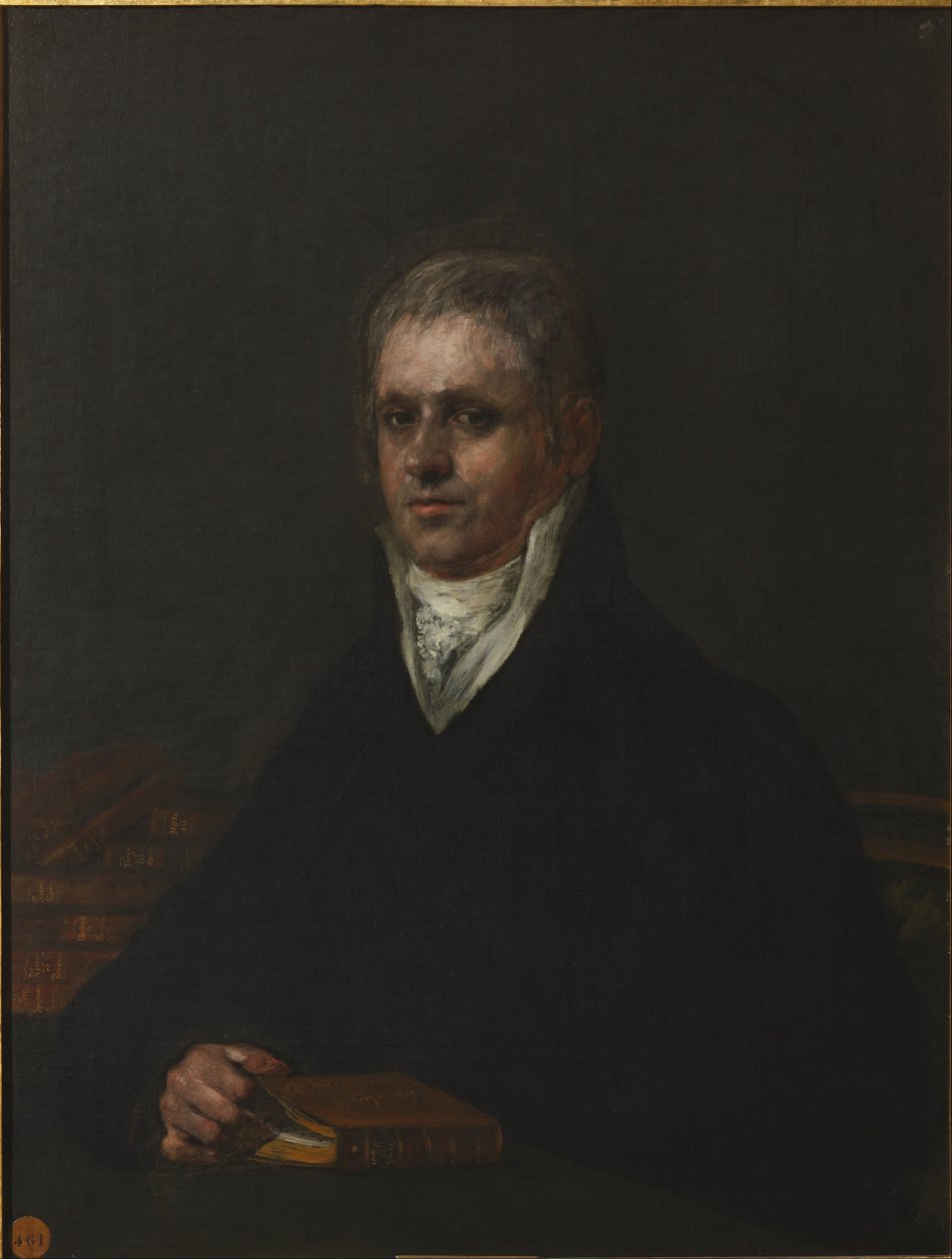 Porträtt av José Munárriz av Francisco de Goya
