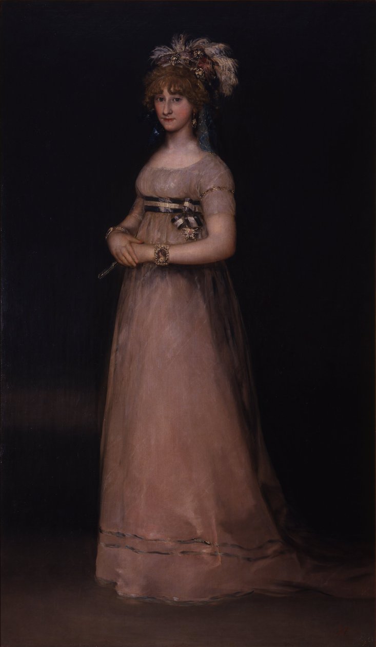 Riratto av María Luisa de Borbón och Vallabriga av Francisco de Goya