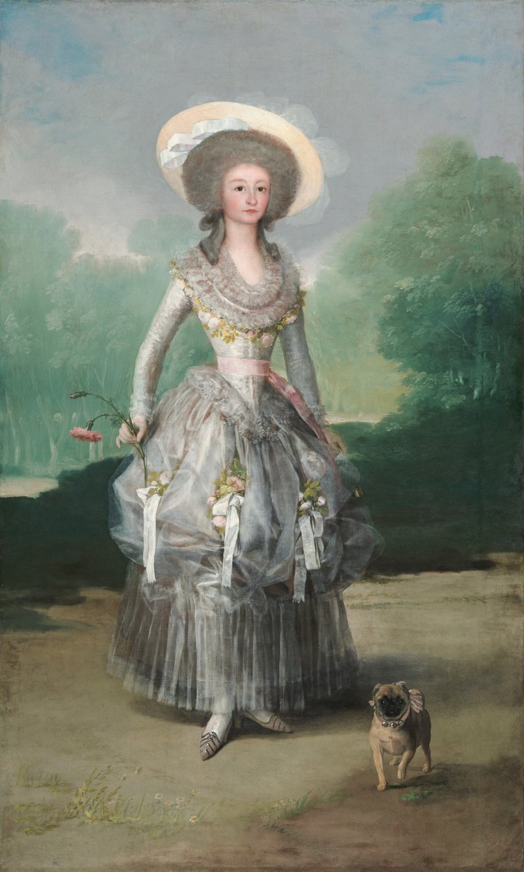 Marquesa de Pontejos, ca. 1786 av Francisco de Goya