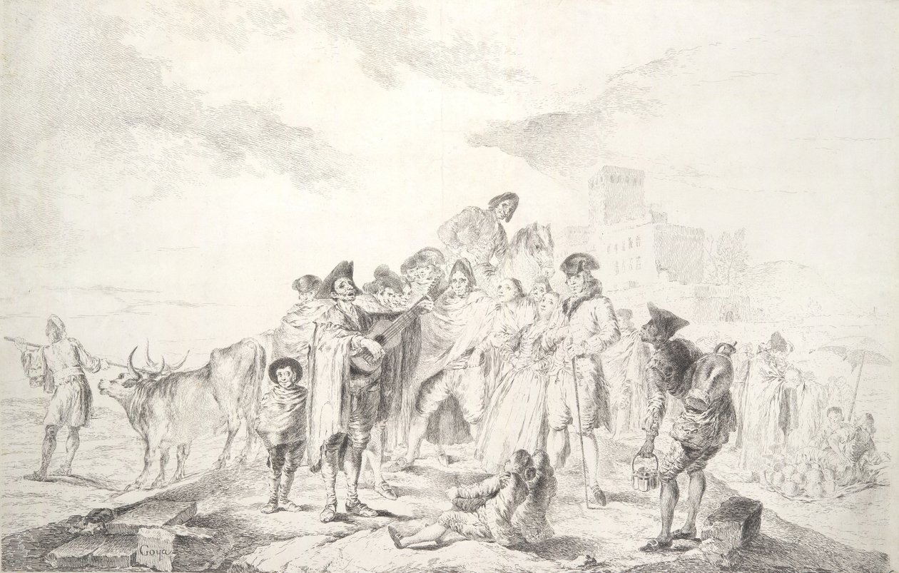 Den blinde gitarristen Den blinde gitarristen, ca. 1778., ca. 1778. av Francisco de Goya