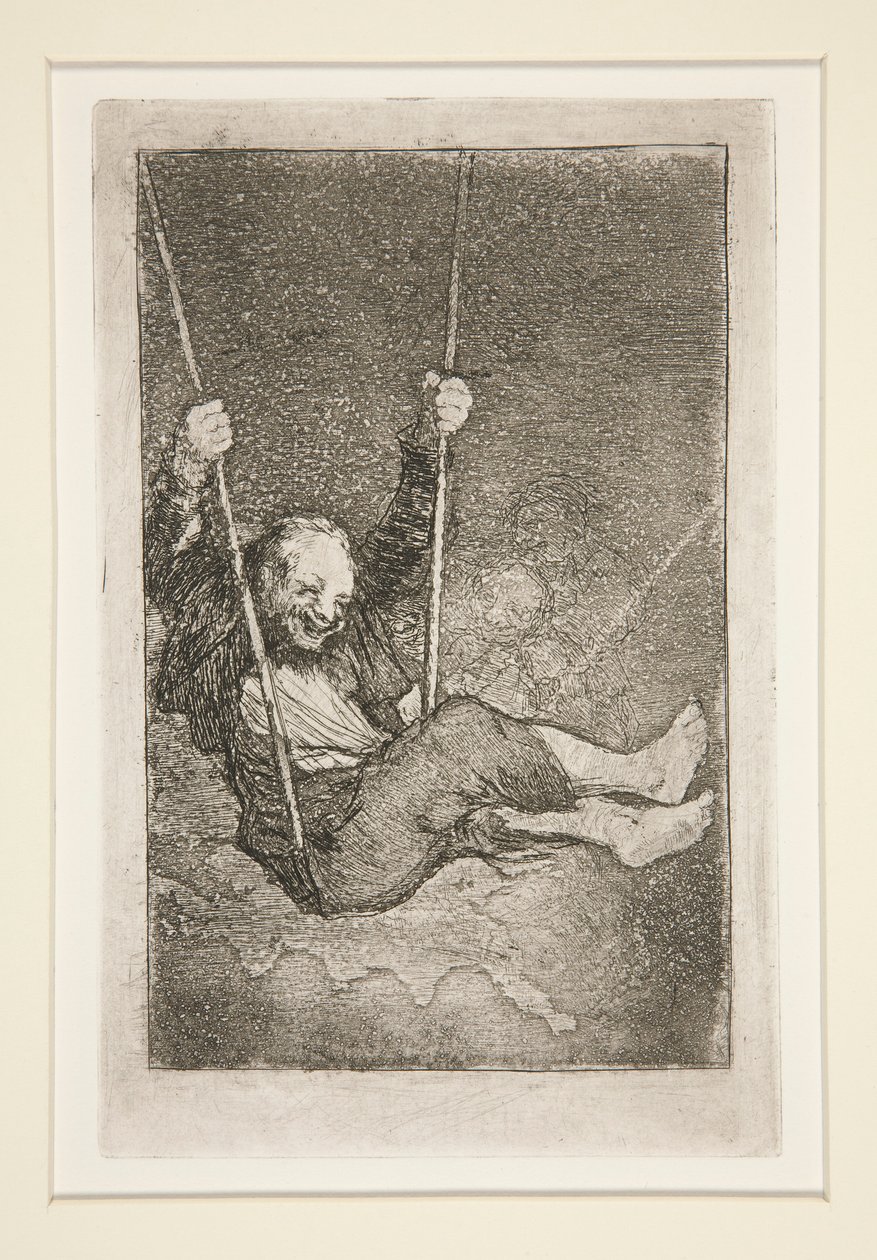 Gubben på en gunga av Francisco de Goya