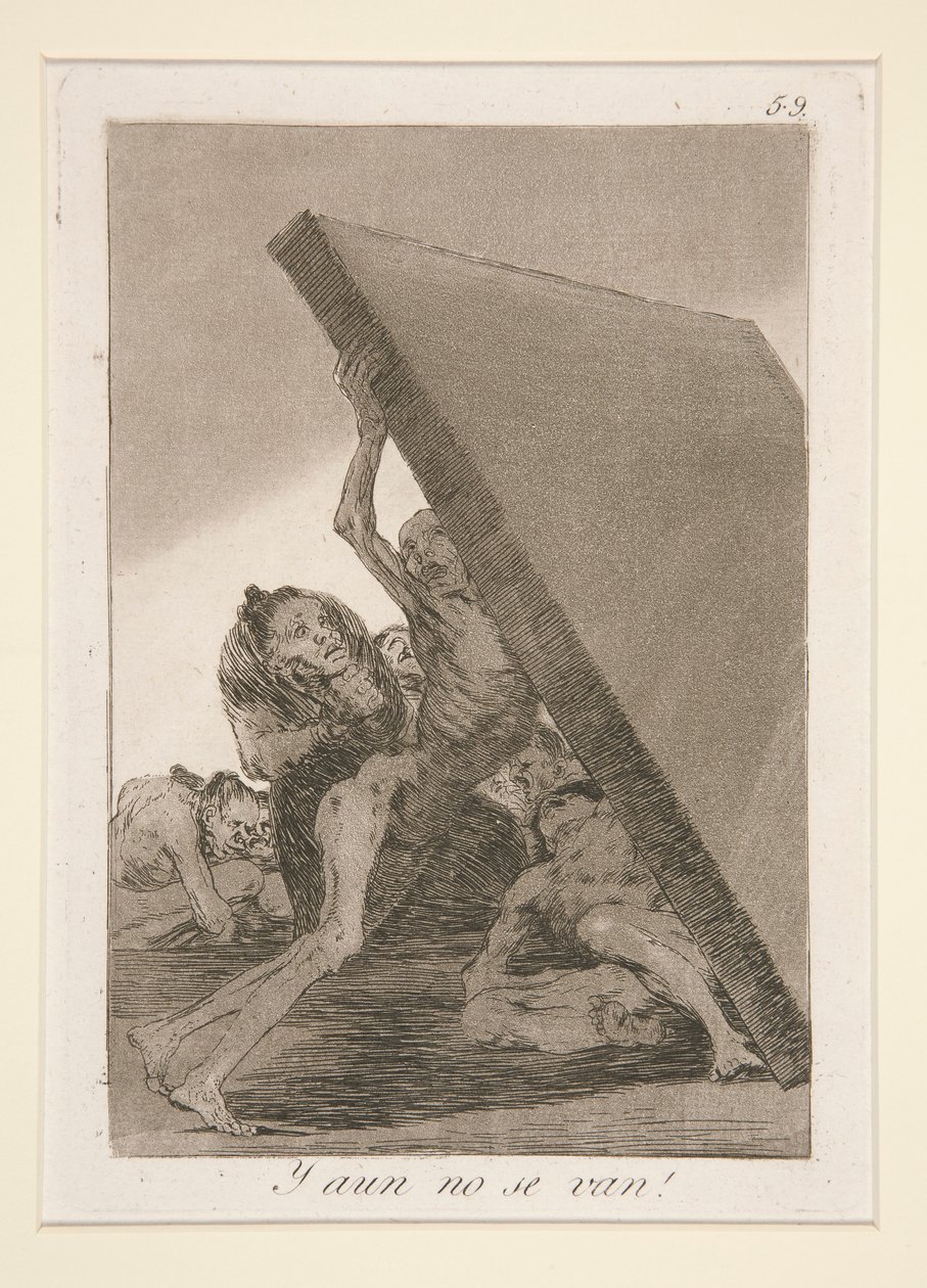 Y aun no se van! (Och fortfarande gör de det av Francisco de Goya