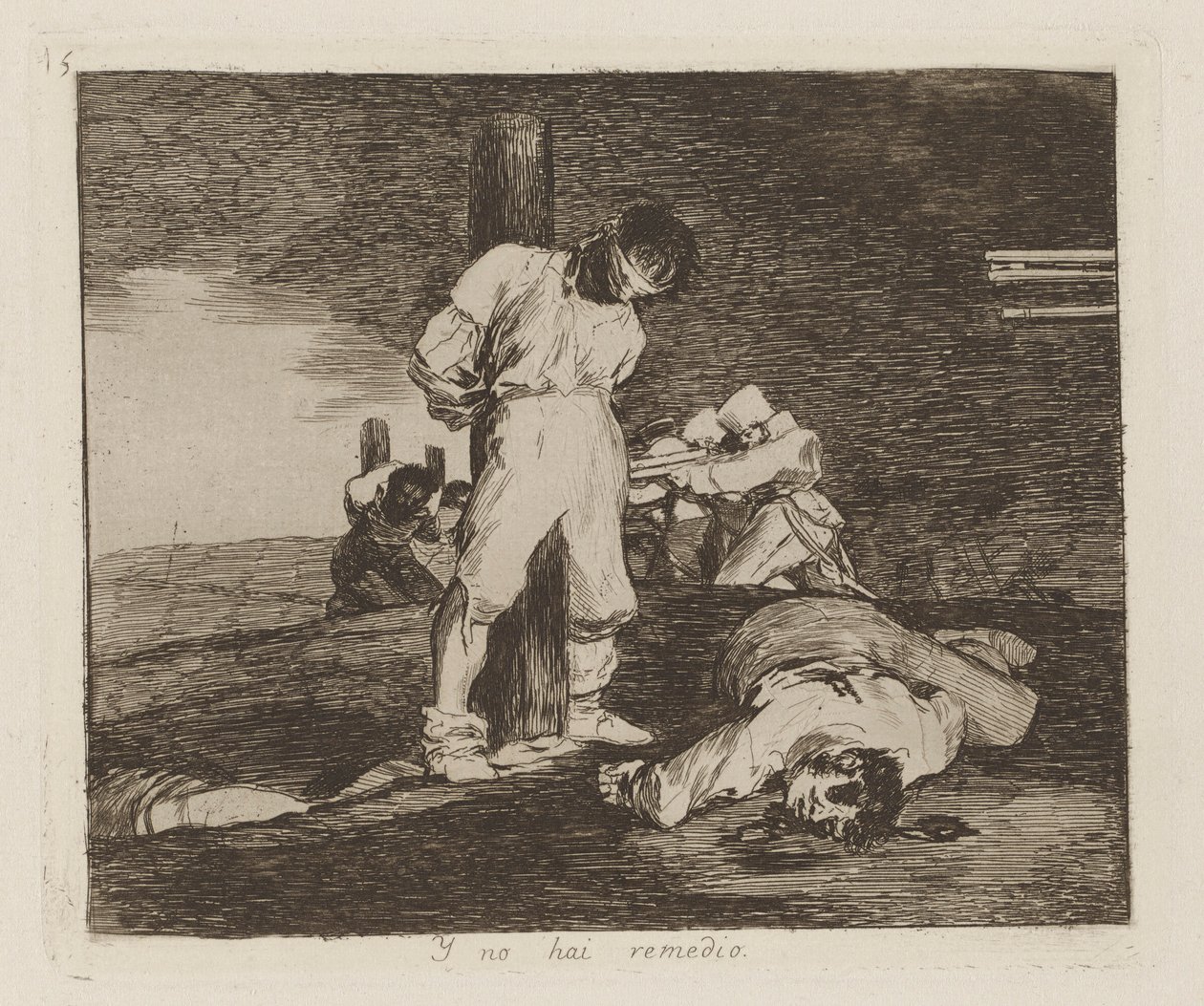 Y no hai remedio (Och där av Francisco de Goya
