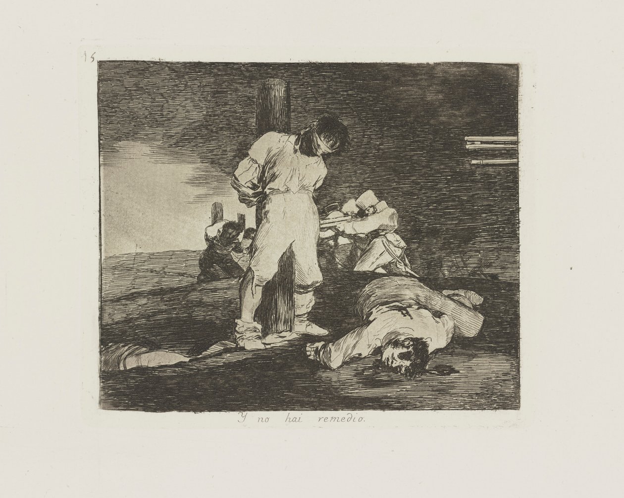 Y no ha remedio. (Och där av Francisco de Goya