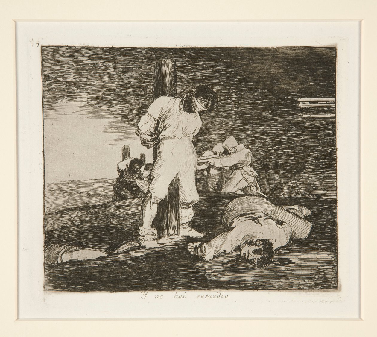 Y no hai [sic] remedio (Och där av Francisco de Goya