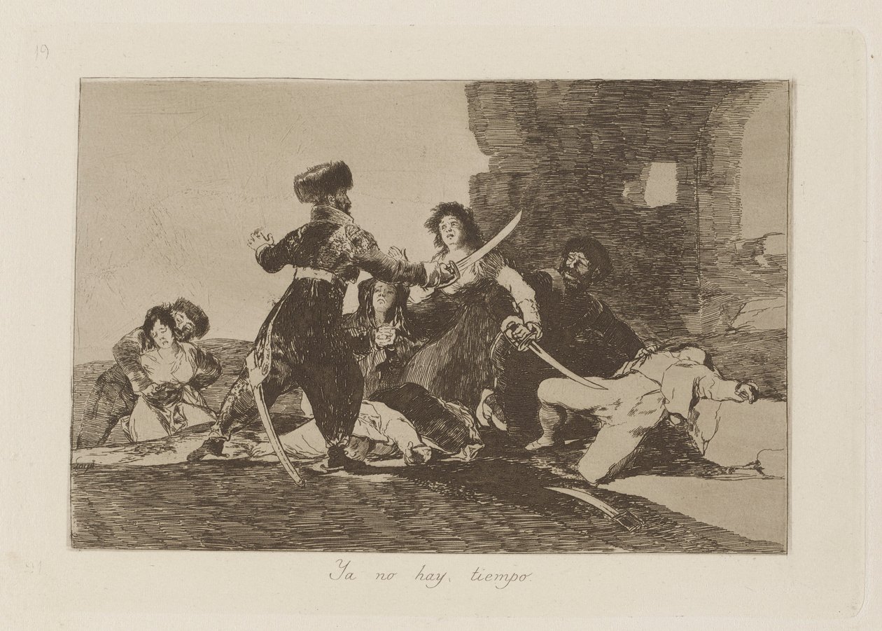 Det finns ingen tid (det finns inte av Francisco de Goya