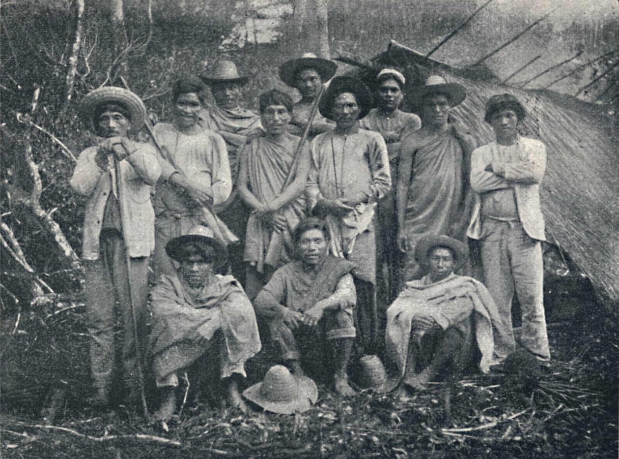 Krönade indianer, 1895 av Francisco Henszler