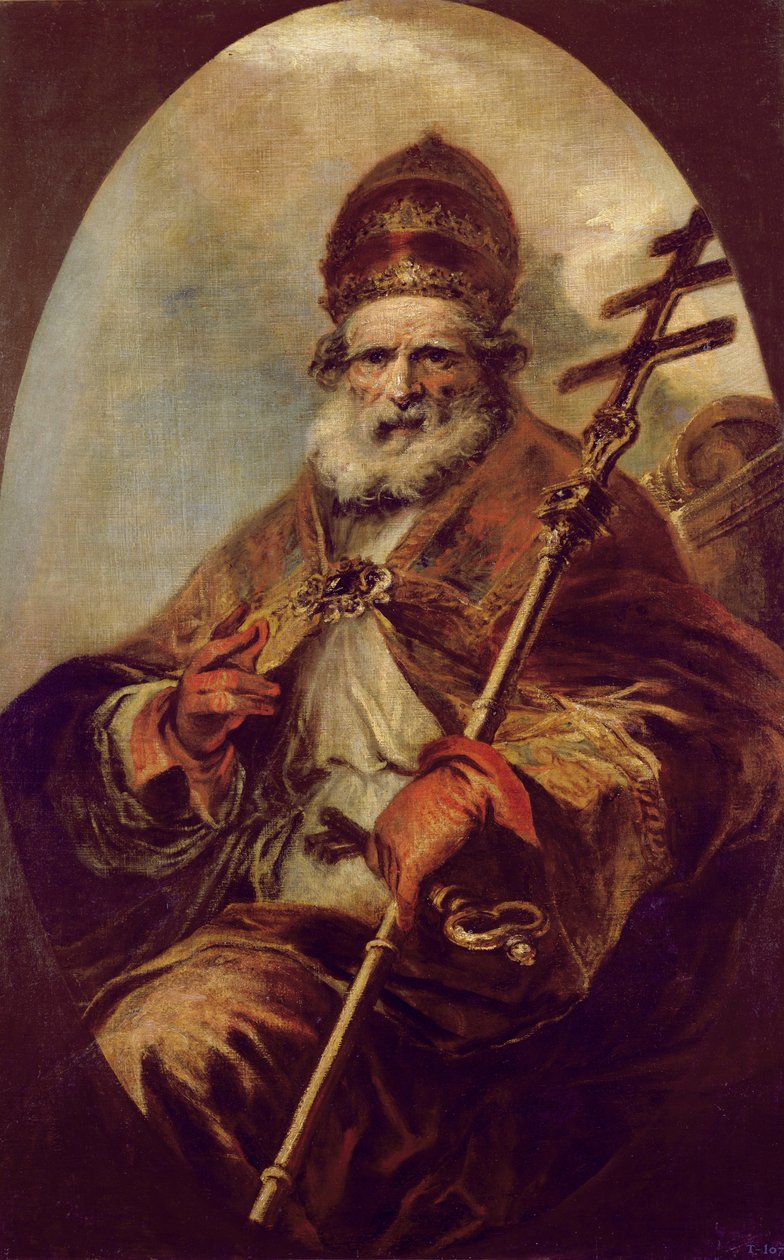 Påven Leo I av Francisco Herrera