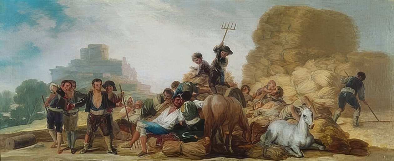 La Era o El Verano (Tröskplatsen eller Sommaren). 1786 av Francisco de Goya