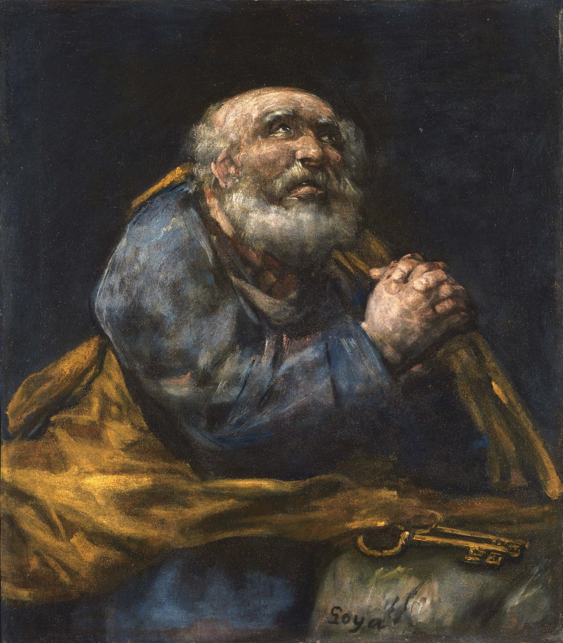 Den ångrande St. Peter av Francisco de Goya