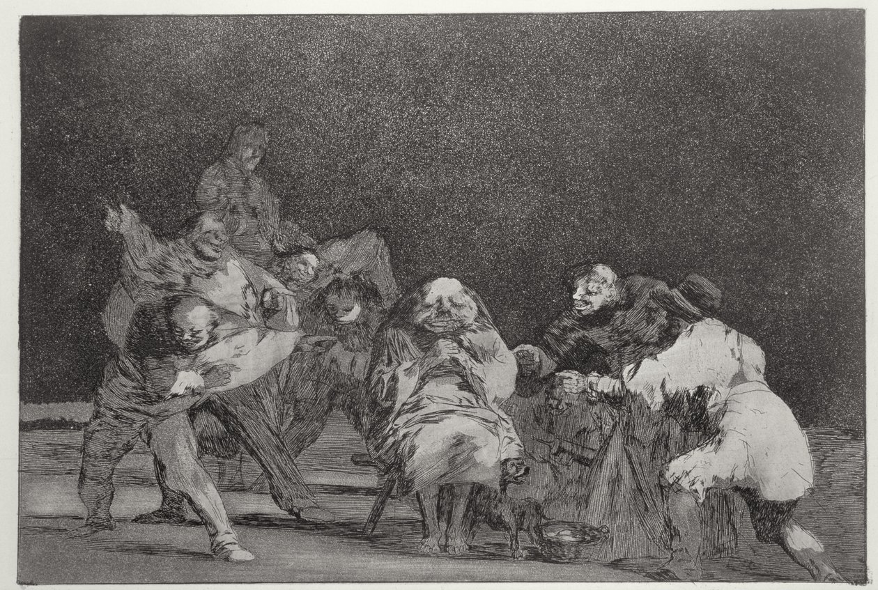 193-0082313 Lojalitet, skylt 17 av "Ordspråk" av Francisco Jose de Goya y Lucientes
