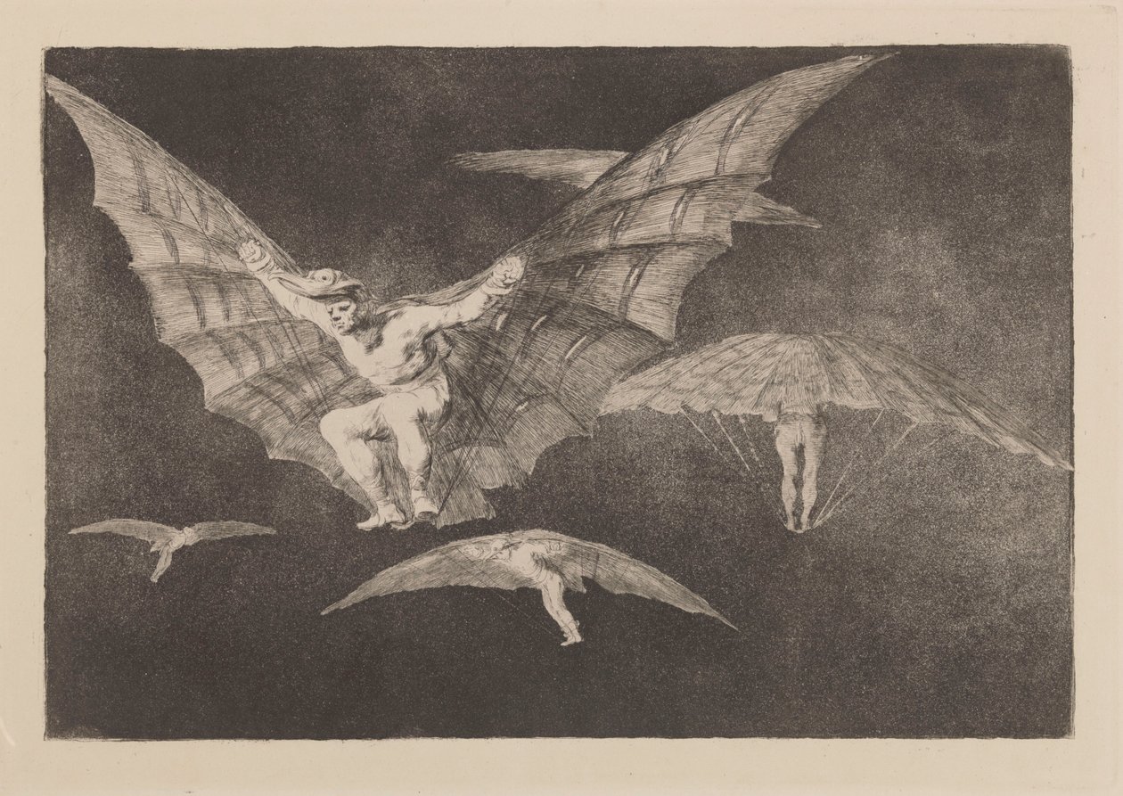 Ett sätt att flyga av Francisco Jose de Goya y Lucientes