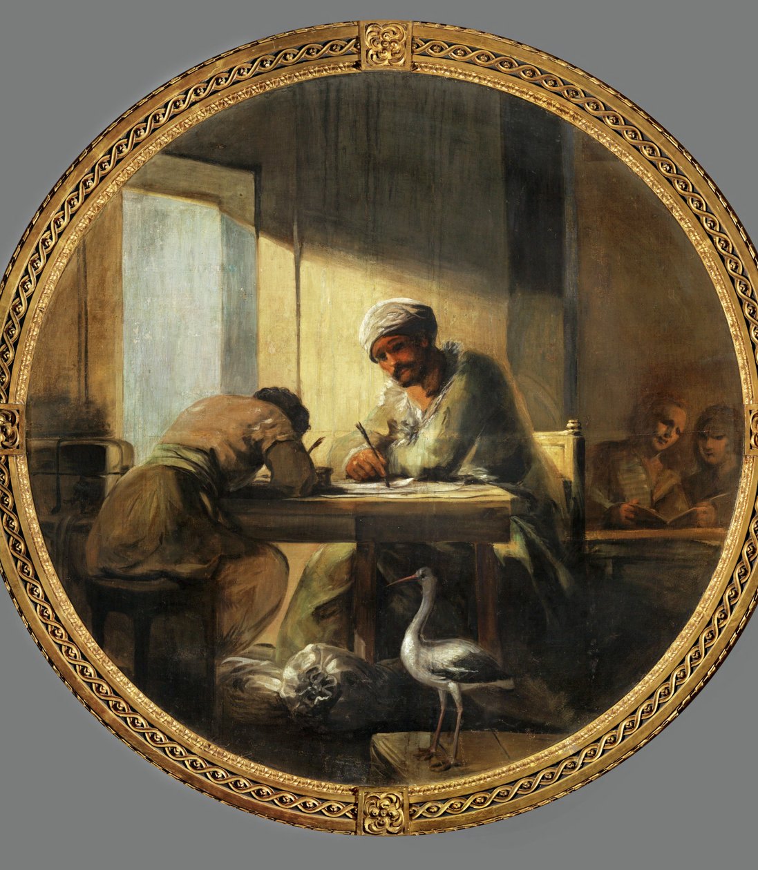 Handelsallegori, målad för drottningens favorit Manuel de Godoys palats ... (målning på duk) av Francisco Jose de Goya y Lucientes