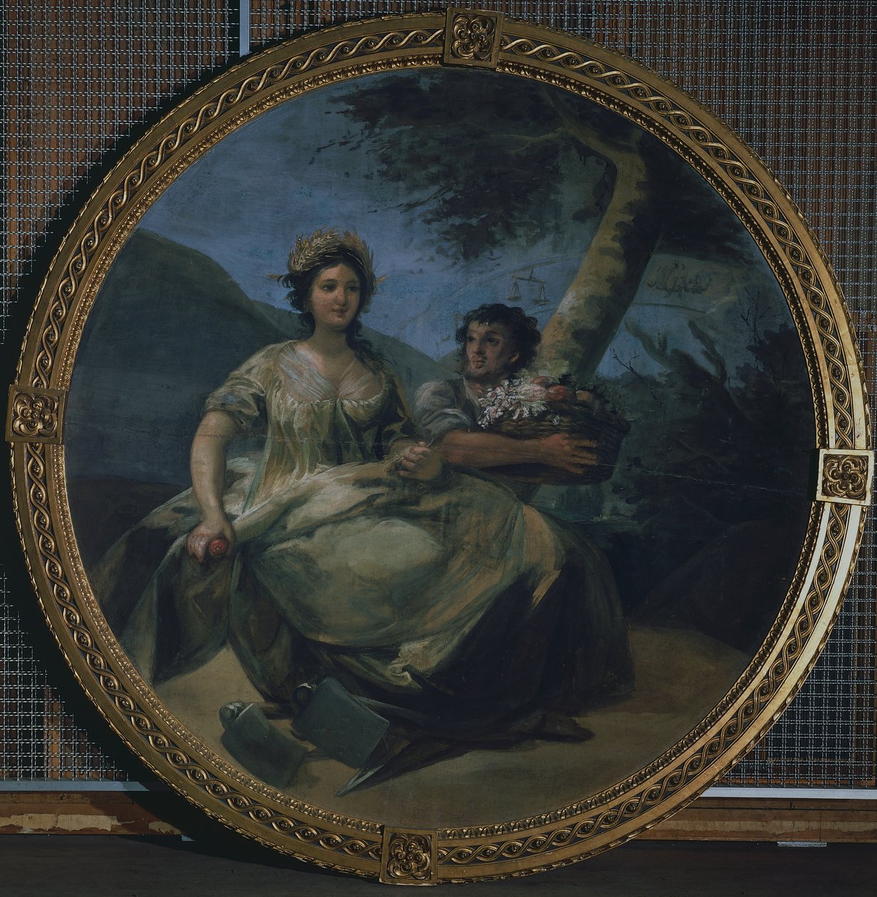 Allegory of agriculture, c.1805 (tempera på duk) av Francisco Jose de Goya y Lucientes