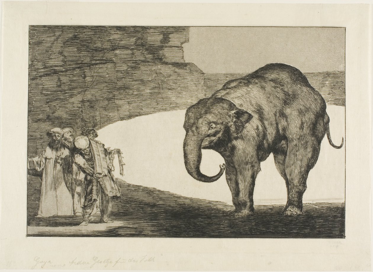 Animal Folly, från Disparates av Francisco Jose de Goya y Lucientes