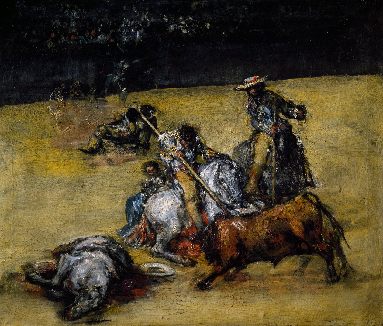 Tjurfäktning, ca 1825 (olja på duk) av Francisco Jose de Goya y Lucientes
