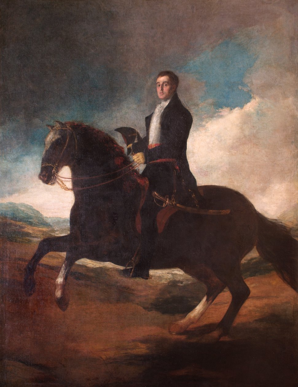 Ridsporträtt av hertigen av Wellington av Francisco Jose de Goya y Lucientes