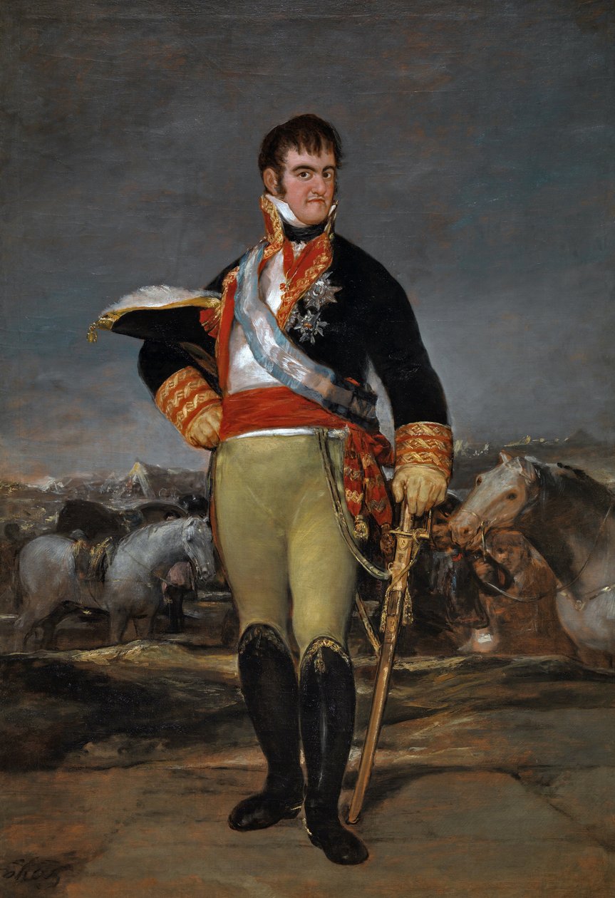 Ferdinand VII (1815) (olja på duk) av Francisco Jose de Goya y Lucientes