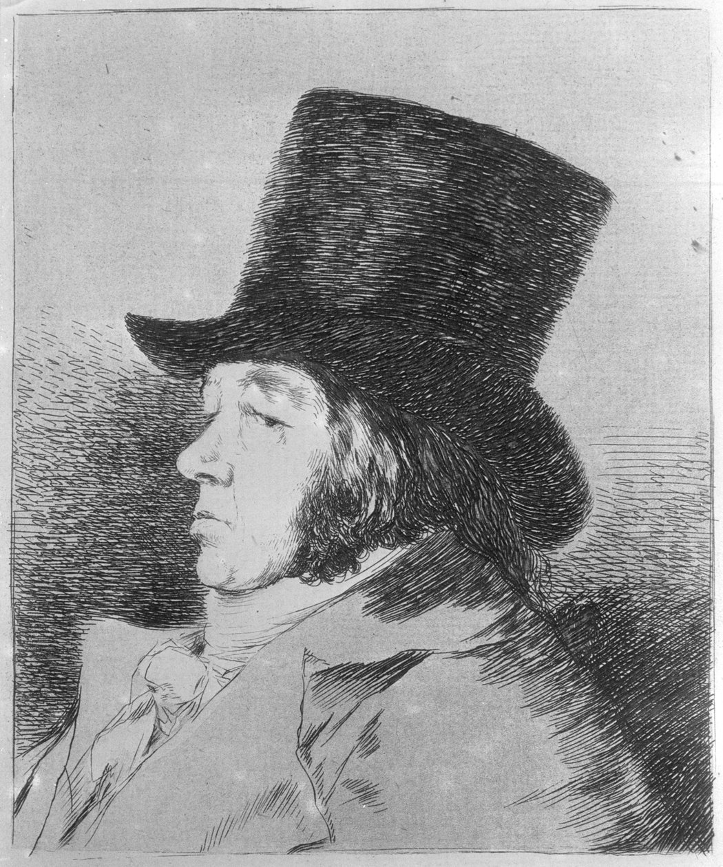 Francisco Goya y Lucientes, målare, bild 1 ur serien ”Los Caprichos” av Francisco Jose de Goya y Lucientes