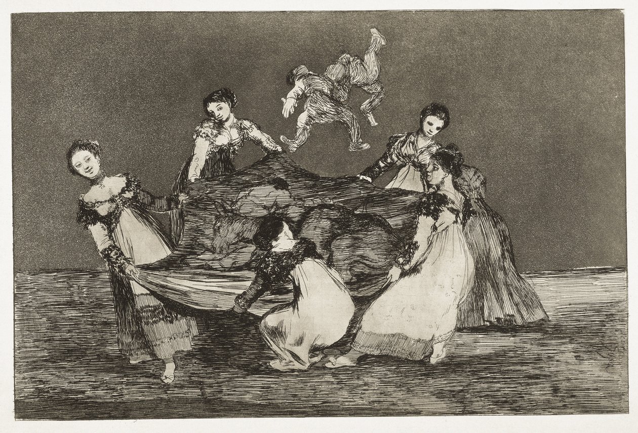 GOYA Y LUCIENES, Francisco de (1746-1828). Ordspråk. Kvinnlig gåta. 1815-1824. (24